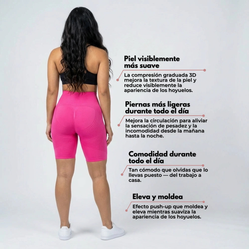 Cellumove 3D Short Legging – Hot Pink