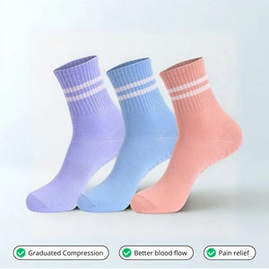 Calcetines de Compresión 3D – Pack de 3 Colores